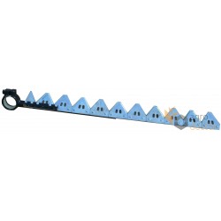 Knife assembly AH168890 John Deere for 5400 mm header - serrated blades