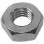 Zinc plated nut M18