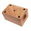 Wooden bearing 322245250 for Laverda harvester straw walker - shaft 39 mm [Agro Parts]