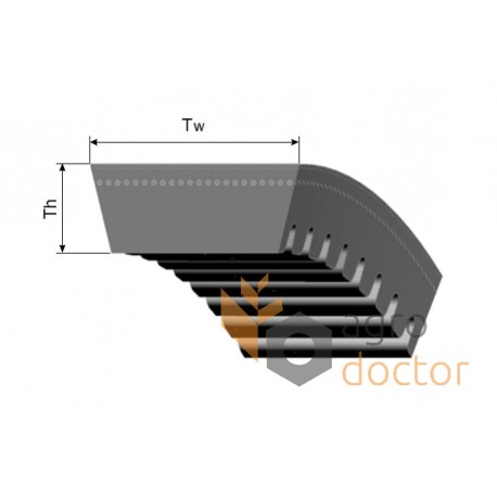 Variable speed belt 1415180 [Gates Agri]]