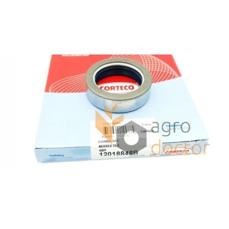 Oil seal 40x55x15,5 COMBI SF6 (NBR) 12018848B [Corteco]