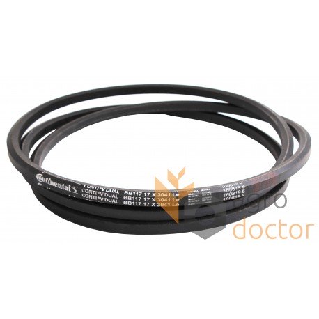 D41972100 Double (hexagonal) V-belt suitable for Massey Ferguson HBB122 [Conti-V Continental]