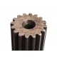 Shaft grain unloading auger drive reducer 755202 Claas - D45/35x334,8