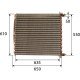 Air conditioner radiator for 077983 Claas combine