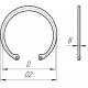 235181 suitable for Claas - Inner snap ring 47MM