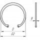 حلقة إطباقية داخلية 125MM 243064 مناسبة ل Claas