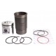 Engine piston set B1132 John Deere (3 rings) [Bepco]