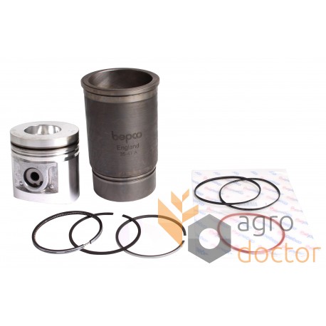 Engine piston set B1132 John Deere (3 rings) [Bepco]