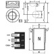 Engine piston set B1132 John Deere (3 rings) [Bepco]