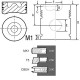 Двигун PERKINS Поршень Поршень з пальцем та кільцями 30 32-607D