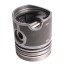Piston with wrist pin for engine - 04152183 Deutz-Fahr 3 rings