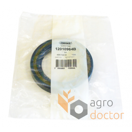 Oil seal 48x72x10 NBR BA - 7903087010 Renault - 12010964B Corteco