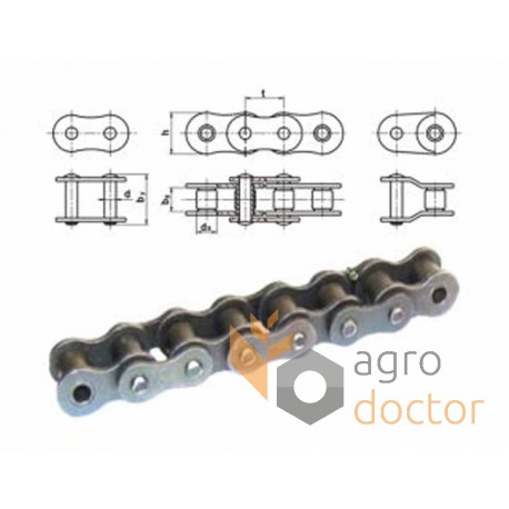 109 Link head auger chain - 176933 suitable for Claas