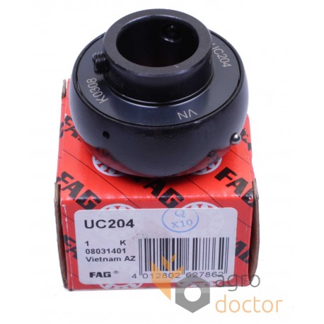 UC204 Black-Series [FAG] Insert ball bearing