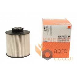 Fuel filter (insert) 67/2 D OEKO KX [Knecht]