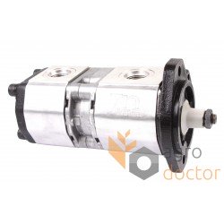 Hydraulic pump (w/o valve), two-section AZ36555 suitable for John Deere