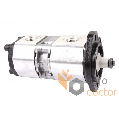 Hydraulic pump (w/o valve), two-section AZ36555 suitable for John Deere