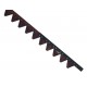Knife assembly 611022 suitable for Claas for 4200 mm header - 57 serrated blades
