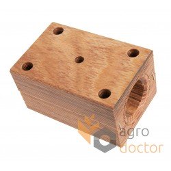 Palier en bois 06236203 pour secoueur de moissonneuse-batteuse Deutz-Fahr - arbre 30.5 mm [AGV Parts]