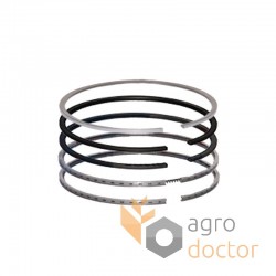 Piston rings 751607R91 Case, (5 rings) [Bepco]