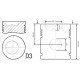 Piston with pin for engine - RE41869 John Deere