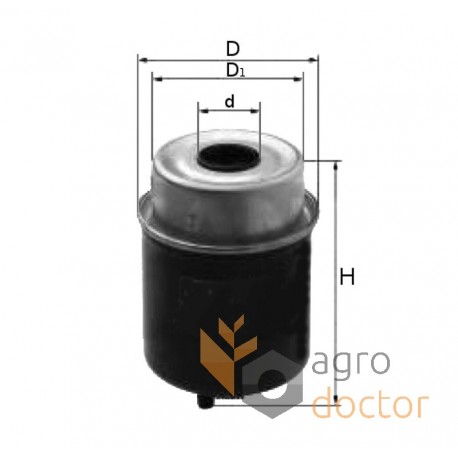 Filtre à carburant (insértion) WK8123 [MANN]