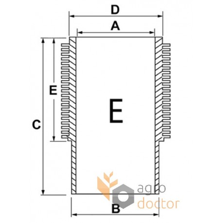 Finished liner for engine - 04157756 Deutz-Fahr