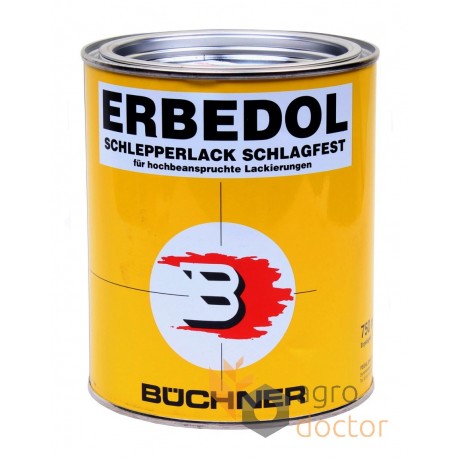 Lackfarbe (gelb) für John Deere Mähdrescher (till 1987) 750 ml [Erbedol]