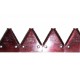 Knife assembly for 5.1Mtr header, 68.5 serrated blades (w/o Head)