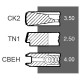 Piston ring set 4181A026 Perkins, 3641316M91 Massey Ferguson