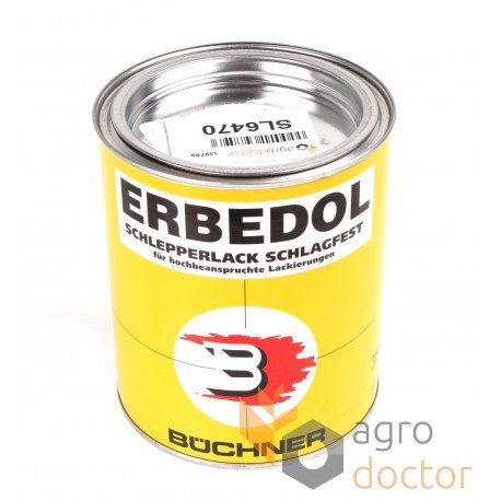 Erbedol Amazone SL6470 green paint 0.75l