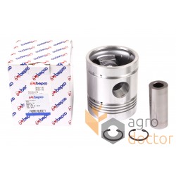 Piston with wrist pin for engine - 55737 Perkins 5 rings