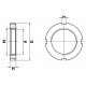 Slotted nut 649990 suitable for Claas, 55mm