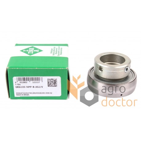 GRA 100-NPP-B-AS2/V - Cojinete de bolas de insercion [INA Schaeffler]