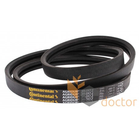 Wrapped banded belt 720866 suitable for Claas [Continental Agridur]
