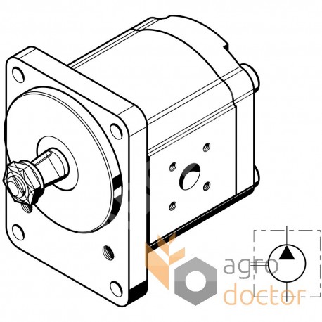 Hydraulic pump 80366286 New Holland