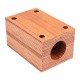 Palier en bois 321130450 pour secoueur de moissonneuse-batteuse Laverda - arbre 39.5 mm [Agro Parts]