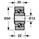 Rouleau à piston 50x12 pour presse Welger AP41