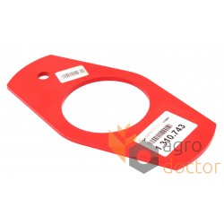 Knife support plate (bottom) - 1.310.743 Oros (1310743 Oros)