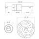 Reparatursatz Wasserpumpe Motors AR55619 John Deere, [E-O Europe]