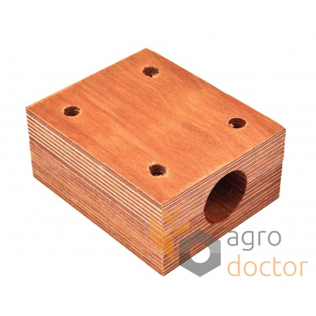 Cojinete de madera AZ31216 para John Deere sacudidor de paja de cosechadora Claas - shaft 35 mm [Tarmo]