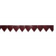 Knife assembly 1723545M91 Massey Ferguson for 3000 mm header - 40.5 serrated blades , w/o head