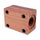 Palier en bois 678258 adaptable pour secoueur de moissonneuse-batteuse Claas - arbre 35mm