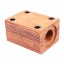 Cojinete de madera 618254 adecuado para Claas sacudidor de paja de cosechadora Claas - shaft 31 mm [TR]