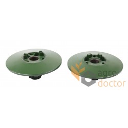 Variator disc kit for grain cleaning fan for combine Z10079 + Z10081 John Deere