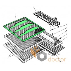 Upper frogmouth sieve 1720102M1 Massey Ferguson