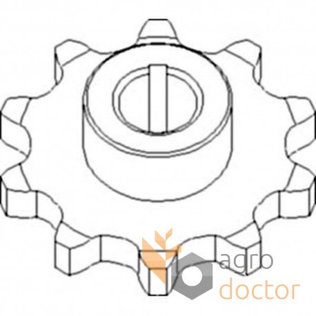 Chain sprocket 422160088 Fortschritt, T9