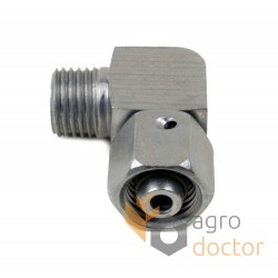 Angular hydraulic connection 238788.0 for Claas combine hydraulic system - 36mm [Original]