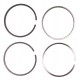 Engine piston rings 3059262R92 CASE, set 4 rings [Bepco]