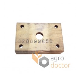Cojinete de madera 320899850 para Laverda sacudidor de paja de cosechadora Claas - shaft 36 mm [AGV Parts]
